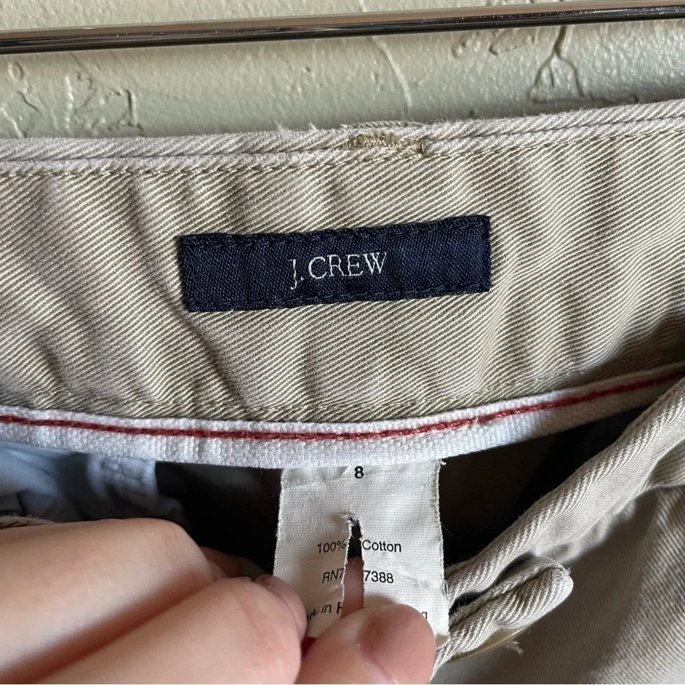 J. Crew Wide-leg denim‎ trouser In Khaki